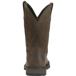 Ariat Men's Groundbreaker 10" Steel Toe Work Boot - Brown - 10014241 -Wolverine Sales Shop 10014241 heel