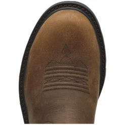 Ariat Men's Groundbreaker 10" Steel Toe Work Boot - Brown - 10014241 -Wolverine Sales Shop 10014241 toe