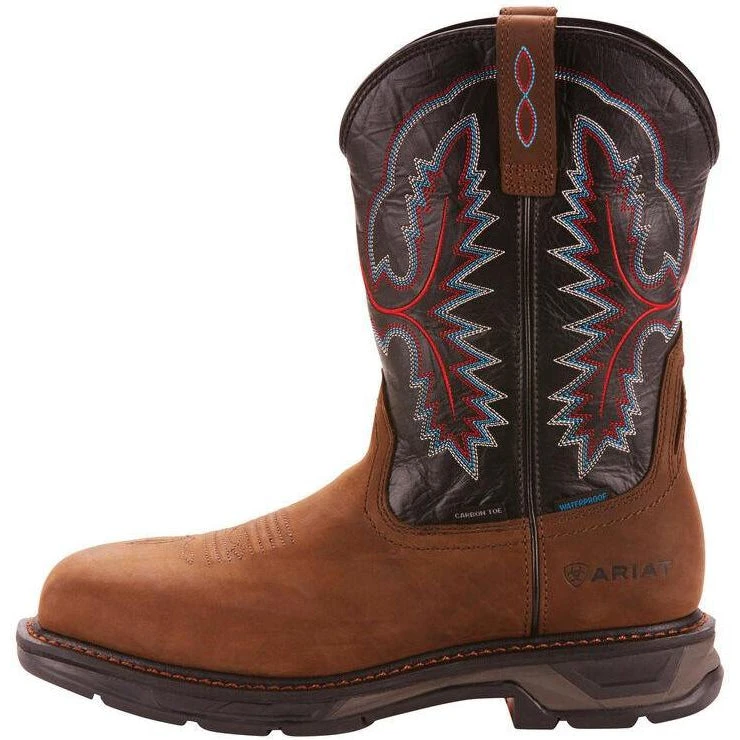 Ariat Men's WorkHog XT 11" Carbon Toe WP Western Work Boot - Brown - 10024968 2 Ariat Men's WorkHog XT 11" Carbon Toe WP Western Work Boot - Brown - 10024968 - Image 2