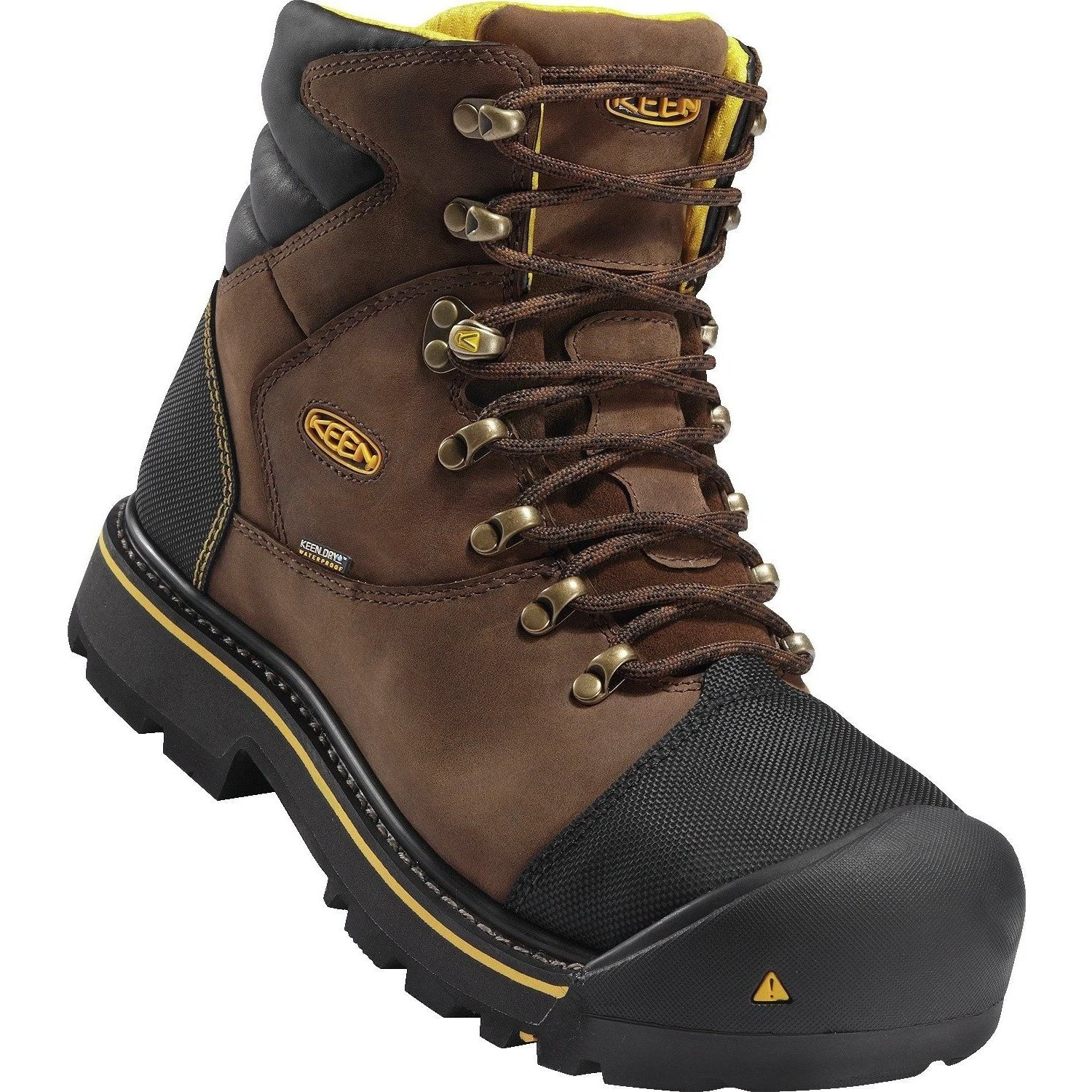 Keen Utility Men's Milwaukee Steel Toe WP Work Boots - Brown -1009174 1 Keen Utility Men's Milwaukee Steel Toe WP Work Boots - Brown -1009174