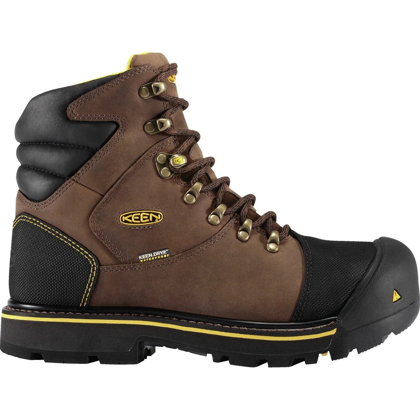 Keen Utility Men's Milwaukee Steel Toe WP Work Boots - Brown -1009174 2 Keen Utility Men's Milwaukee Steel Toe WP Work Boots - Brown -1009174 - Image 2