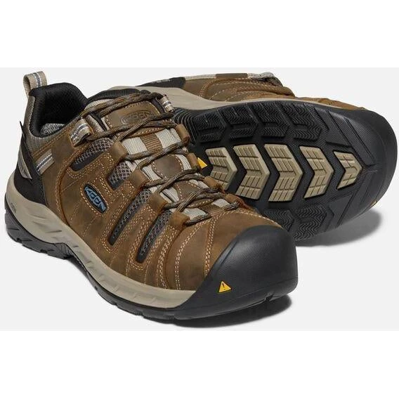 Keen Utility Men's Flint II Steel Toe WP Work Shoe - Brown - 1023236 4 Keen Utility Men's Flint II Steel Toe WP Work Shoe - Brown - 1023236 - Image 4