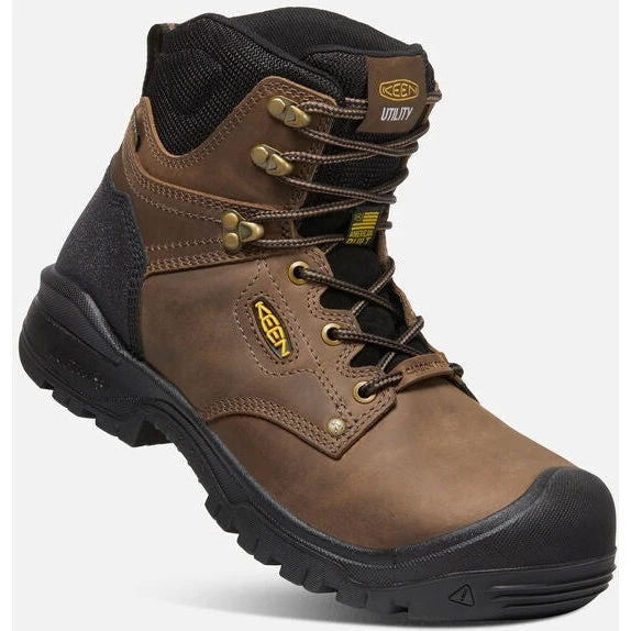 KEEN Utility Men's Independence 6" WP Carbon FT Work Boot - Brown- 1026487 2 KEEN Utility Men's Independence 6" WP Carbon FT Work Boot - Brown- 1026487 - Image 2