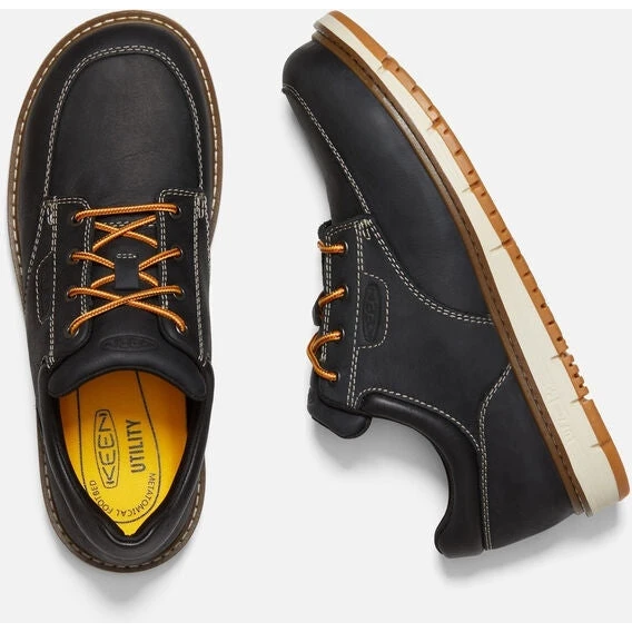 KEEN Utility Men's San Jose Oxford AT Work Boot - Black/Off White - 1026708 4 KEEN Utility Men's San Jose Oxford AT Work Boot - Black/Off White - 1026708 - Image 4