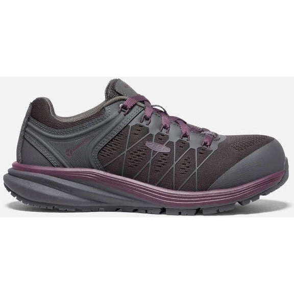 Keen Utility Women's Vista Energy Fiber Toe Work Shoe -Prune Purple- 1026985 3 Keen Utility Women's Vista Energy Fiber Toe Work Shoe -Prune Purple- 1026985 - Image 3