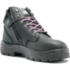 Steel Blue Women's Parkes 3.7" WP Steel Toe Lace Up Work Boot - Black - 812898
