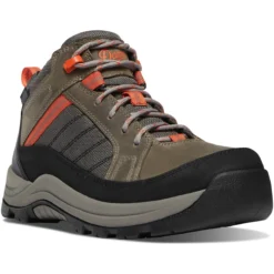 Danner Women's Riverside 5" Steel Toe WP Lace Up Work Boot -Gray- 15347