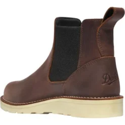 Danner Men's Bull Run Chelsea 6" Soft Toe USA Made Wedge Work Boot Brown- 15481 -Wolverine Sales Shop 15481 M