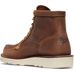 Danner Men's Bull Run 6" Moc Toe USA Made Wedge Work Boot - Tobacco - 15573 7 Danner Men's Bull Run 6" Moc Toe USA Made Wedge Work Boot - Tobacco - 15573 -Wolverine Sales Shop 15573 M