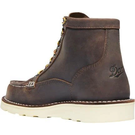 Danner Women's Bull Run 6" ST Moc Toe Wedge Work Boot - Brown - 15576 4 Danner Women's Bull Run 6" ST Moc Toe Wedge Work Boot - Brown - 15576 - Image 4