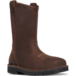 Danner Men's Bull Run 11" Square Toe Wellington Work Boot Brown 15582 9 Danner Men's Bull Run 11" Square Toe Wellington Work Boot Brown 15582 -Wolverine Sales Shop 15582 1