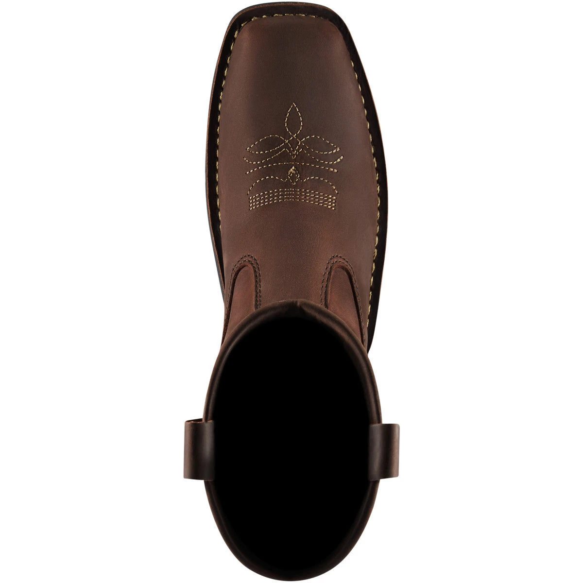 Danner Men's Bull Run 11" Square Toe Wellington Work Boot Brown 15582 3 Danner Men's Bull Run 11" Square Toe Wellington Work Boot Brown 15582 - Image 3