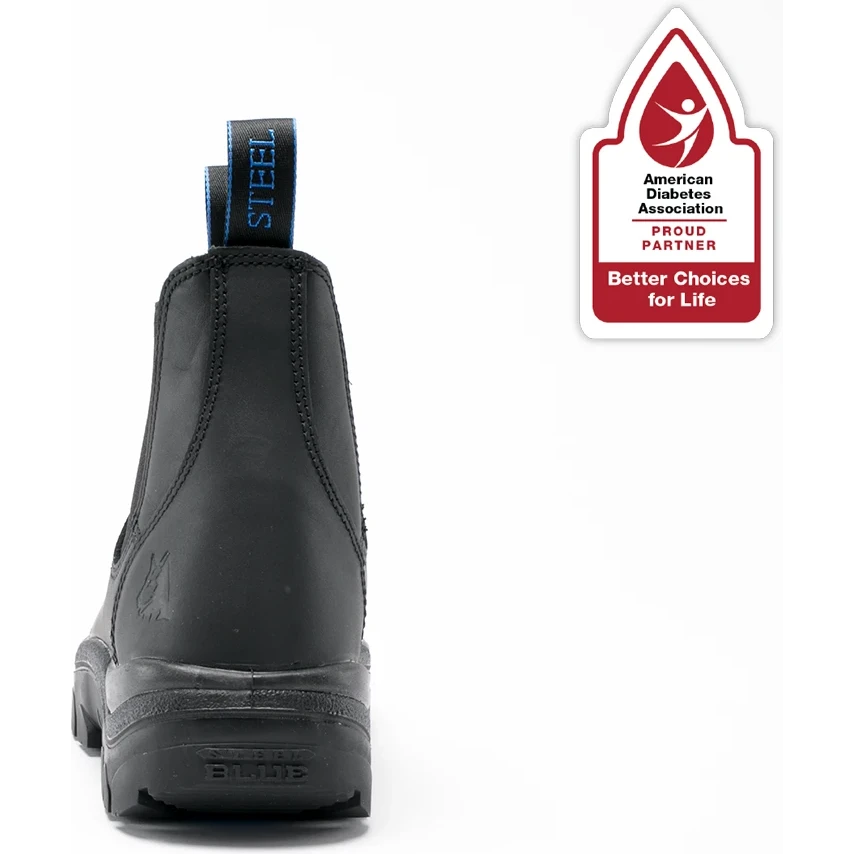 Steel Blue Men's Hobart 6" Steel Toe WP Ankle Work Boot- Black- 812901 7 Steel Blue Men's Hobart 6" Steel Toe WP Ankle Work Boot- Black- 812901 - Image 7