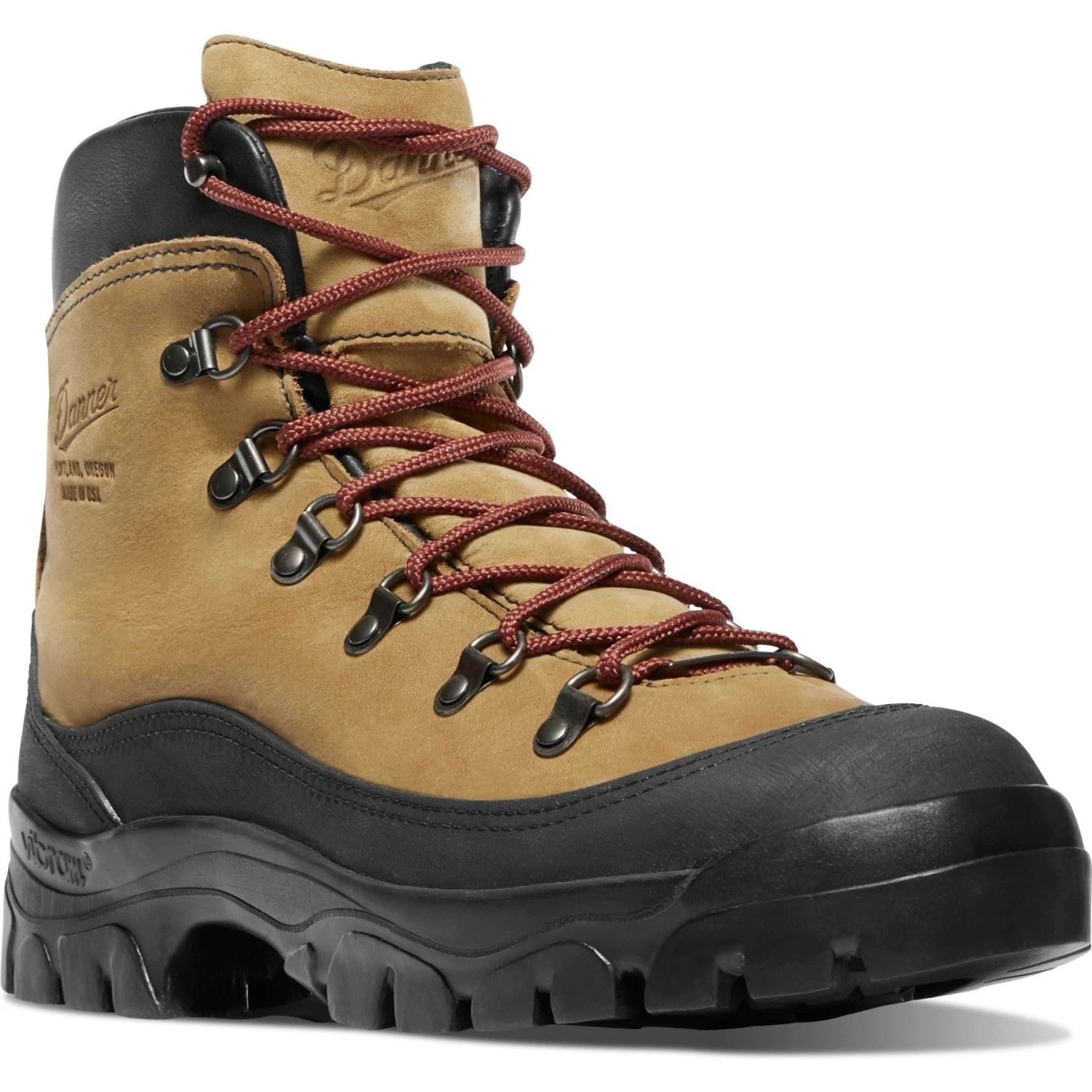 Danner Men's Crater Rim 6" WP USA Made Hiking Boot - Brown - 37440 1 Danner Men's Crater Rim 6" WP USA Made Hiking Boot - Brown - 37440
