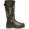 Lacrosse Women's Alphaburly Pro 15" WP Rubber Hunt Boot Mossy Oak 376008