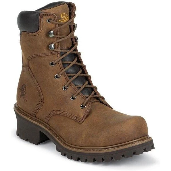 Chippewa Men's Hador 8" Steel Toe WP 400G Ins Logger Work Boot - 55025 1 Chippewa Men's Hador 8" Steel Toe WP 400G Ins Logger Work Boot - 55025