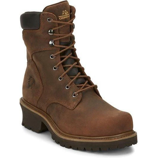 Chippewa Men's Hador 8" Steel Toe WP Logger Work Boot - 55026 1 Chippewa Men's Hador 8" Steel Toe WP Logger Work Boot - 55026