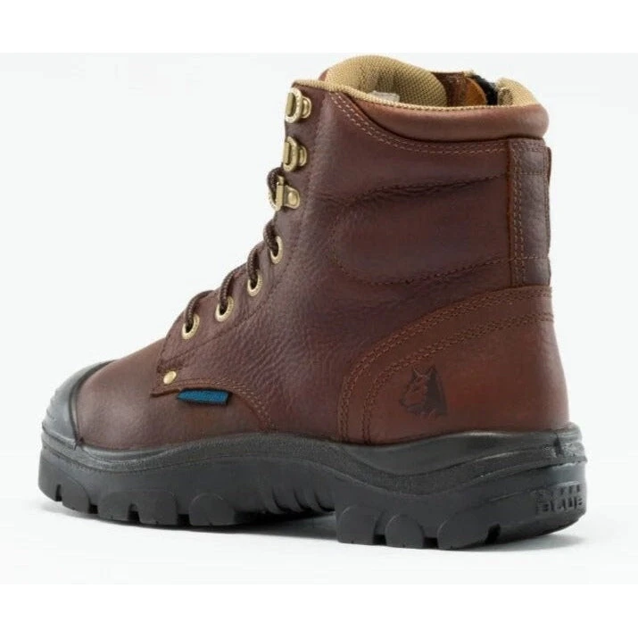 Steel Blue Men's Argyle Met Bump 6" WP MG Steel Toe Side Zip Work Boot - Oak - 862902 6 Steel Blue Men's Argyle Met Bump 6" WP MG Steel Toe Side Zip Work Boot - Oak - 862902 - Image 6