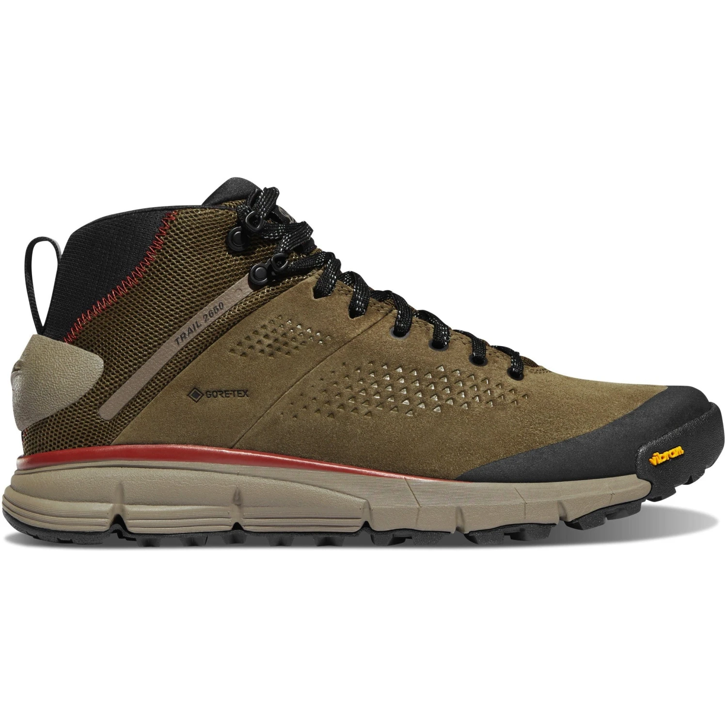 Danner Men's Trail 2650 GTX Mid 4" WP Hiking Shoe - Olive - 61240 2 Danner Men's Trail 2650 GTX Mid 4" WP Hiking Shoe - Olive - 61240 - Image 2