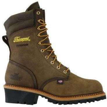 Thorogood Men's Logger 9" ST WP USA Made Work Boot - Brown - 804-3555 4 Thorogood Men's Logger 9" ST WP USA Made Work Boot - Brown - 804-3555 - Image 4
