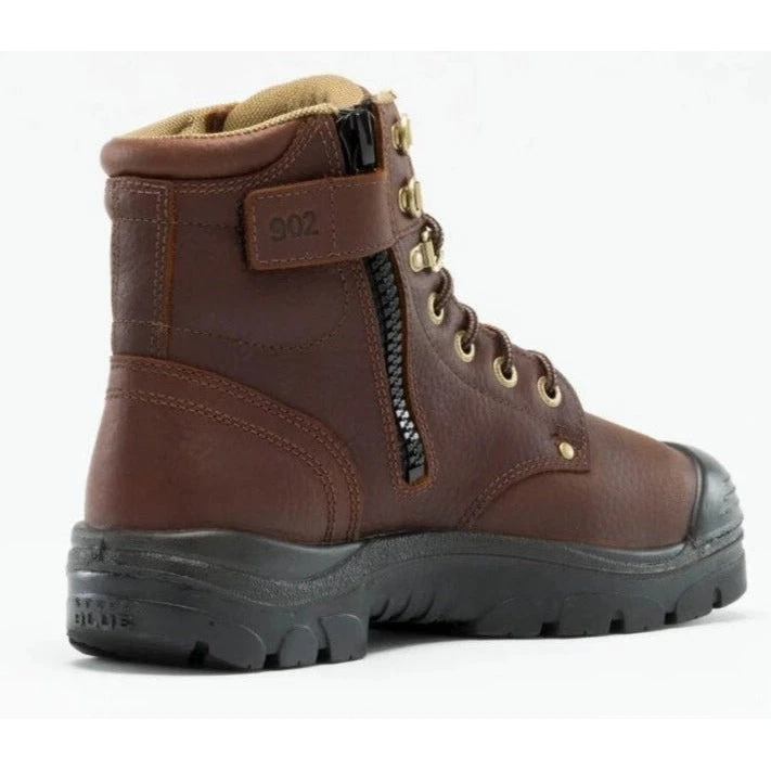 Steel Blue Men's Argyle Met Bump 6" WP MG Steel Toe Side Zip Work Boot - Oak - 862902 5 Steel Blue Men's Argyle Met Bump 6" WP MG Steel Toe Side Zip Work Boot - Oak - 862902 - Image 5