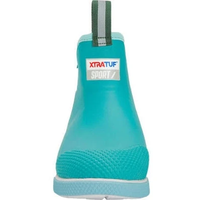 Xtratuf Women's Ankle 6" WP Slip Resist Deck Sport Boot -Green- ADSW-300 4 Xtratuf Women's Ankle 6" WP Slip Resist Deck Sport Boot -Green- ADSW-300 - Image 4