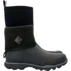 Muck Men's Arctic Excursion Mid 12" WP Rubber Work Boot- Black - AEP-000 10 Muck Men's Arctic Excursion Mid 12" WP Rubber Work Boot- Black - AEP-000 -Wolverine Sales Shop AEP000 profile