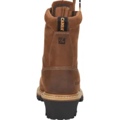 Carolina Women's Elm 8" Comp Toe WP Slip Resist Work Boot -Brown- CA1435 -Wolverine Sales Shop CA1435 500xauto Heel