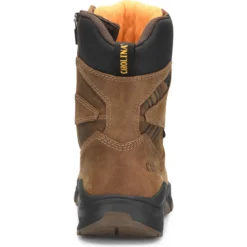 Carolina Men's Subframe 8" WP Side Zip Comp Toe Work Boot -Brown- CA5552 -Wolverine Sales Shop CA5552 500xauto Heel