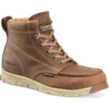 Carolina Men's S-117 Alum Toe Moc Toe WP LW Work Shoe - Brown - CA5575