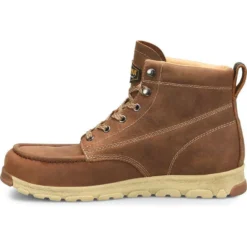 Carolina Men's S-117 Alum Toe Moc Toe WP LW Work Shoe - Brown - CA5575 10 Carolina Men's S-117 Alum Toe Moc Toe WP LW Work Shoe - Brown - CA5575 -Wolverine Sales Shop CA5575 Instep