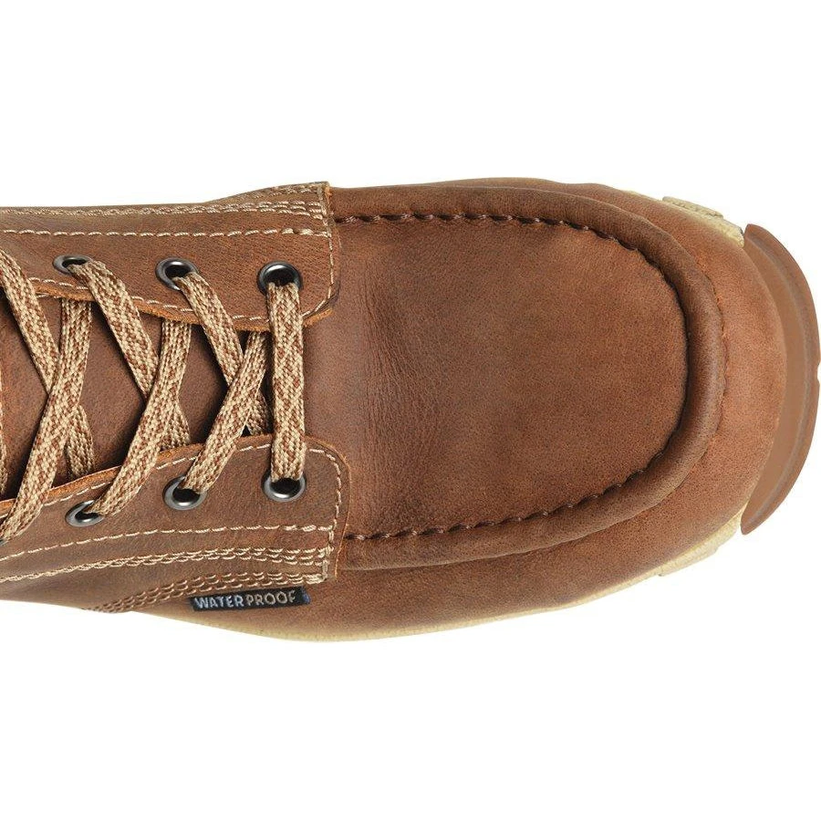 Carolina Men's S-117 Alum Toe Moc Toe WP LW Work Shoe - Brown - CA5575 6 Carolina Men's S-117 Alum Toe Moc Toe WP LW Work Shoe - Brown - CA5575 - Image 6