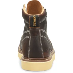 Carolina Men’s Flatiron 6” Moc Toe Wedge Work Boot - Brown - CA7043 -Wolverine Sales Shop CA7043 Heel