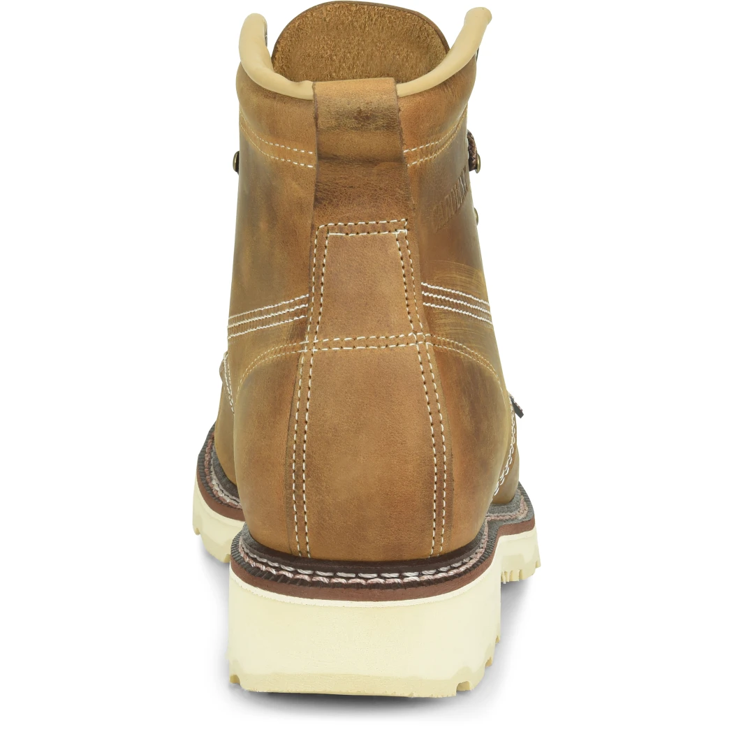 Carolina Men's Ferric 6" Steel Toe Moc Toe Work Boot - Brown - CA7514 5 Carolina Men's Ferric 6" Steel Toe Moc Toe Work Boot - Brown - CA7514 - Image 5