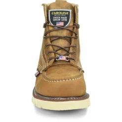 Carolina Men's Ferric 6" Steel Toe Moc Toe Work Boot - Brown - CA7514 8 Carolina Men's Ferric 6" Steel Toe Moc Toe Work Boot - Brown - CA7514 -Wolverine Sales Shop CA7514 5