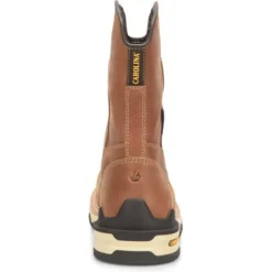 Carolina Men's Earthmover 10" WP Comp Toe Wedge Work Boot -Brown- CA7833 -Wolverine Sales Shop CA7833 autox500 Heel
