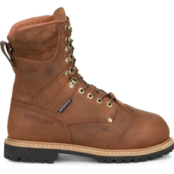 Carolina Men's Metpro Crazy Hardrock 8" Comp Toe WP Work Boot -Brown- CA7921