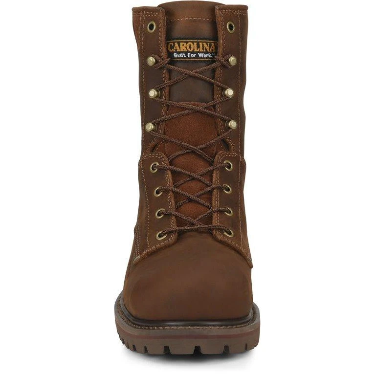 Carolina Men's 8" Comp Toe Unlined Work Boot - Brown - CA8628 3 Carolina Men's 8" Comp Toe Unlined Work Boot - Brown - CA8628 - Image 3