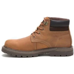 CAT Men's Outbase Soft Toe Waterproof Work Boot - Brown - P51032 -Wolverine Sales Shop CATM P51032 041619 S20 180