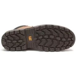 CAT Men's Outbase Soft Toe Waterproof Work Boot - Brown - P51032 -Wolverine Sales Shop CATM P51032 041619 S20 OUT