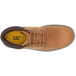 CAT Men's Outbase Soft Toe Waterproof Work Boot - Brown - P51032 -Wolverine Sales Shop CATM P51032 041619 S20 TOP