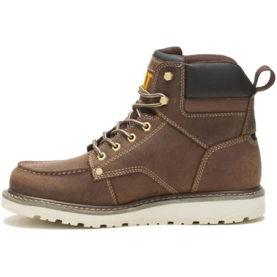 CAT Men's Calibrate Soft Toe WP Slip Resistant Work Boot -Khaki- P51074 3 CAT Men's Calibrate Soft Toe WP Slip Resistant Work Boot -Khaki- P51074 - Image 3