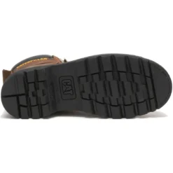 CAT Men's Second Shift Steel Toe Work Boot - Dark Brown - P89586 -Wolverine Sales Shop CATM P89586 100219 F11 OUT