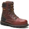 CAT Men's Indiana 2.0 8" Stl Toe WP Imported Work Boot - Brown - P90870