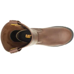 CAT Men's Drawbar Steel Toe Work Boot - Summer Brown - P91155 -Wolverine Sales Shop CATM P91155 120919 S20 TOP