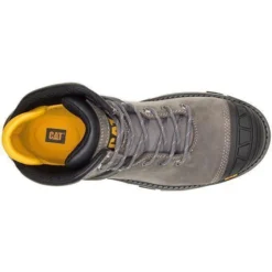 CAT Men's Excavator Superlite Nano Toe WP Work Boot - Pewter - P91197 -Wolverine Sales Shop CATM P91197 032919 S20 TOP