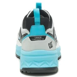 CAT Men's Streamline Runner CCT Slip Resist Work Shoe -White/Blue- P91492 -Wolverine Sales Shop CATM P91492 032122 S23 270