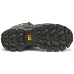 CAT Men's Invader Comp Toe Waterproof Hiker Work Boot -Black- P91542 -Wolverine Sales Shop CATM P91542 032122 S23 OUT