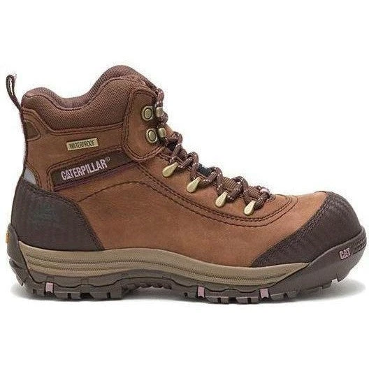 CAT Women's Ally 6” Comp Toe WP Imported Work Boot - Brown - P90760 2 CAT Women's Ally 6” Comp Toe WP Imported Work Boot - Brown - P90760 - Image 2
