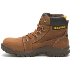 CAT Women's Resorption Waterproof Comp Toe Work Boot - Brown - P91392 -Wolverine Sales Shop CATW P91392 082021 S22 180